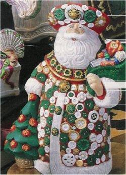Gare Button Santa 9"t