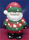 CM Santa Light Up  15"T