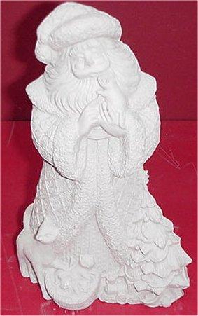 Santa & Kittens 10"T