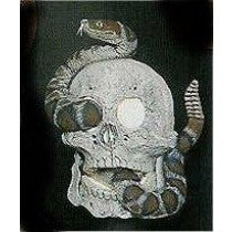 Skull & Snake 7.5x6"