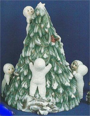 SnowBaby Tree inclds 6 snobabys on tree 9"T