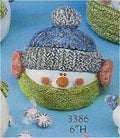 Snowman Treat Jar 6"T