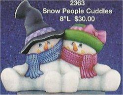 Snow People Cuddles 8"L