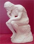 Thinker Statue 11"T