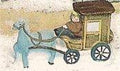VIP Horse w/Man & Carriage 2"t