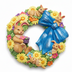 Rabbit Wreath 16" D