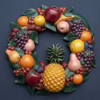 Wreath, Fruit 16" D.