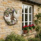 Rooster Wreath 17"D