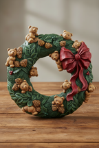 Teddybear Wreath 13"D