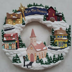 Village Wreath 16"D