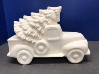 CM Pickup w/Tree 6.25”Tx9.75”L