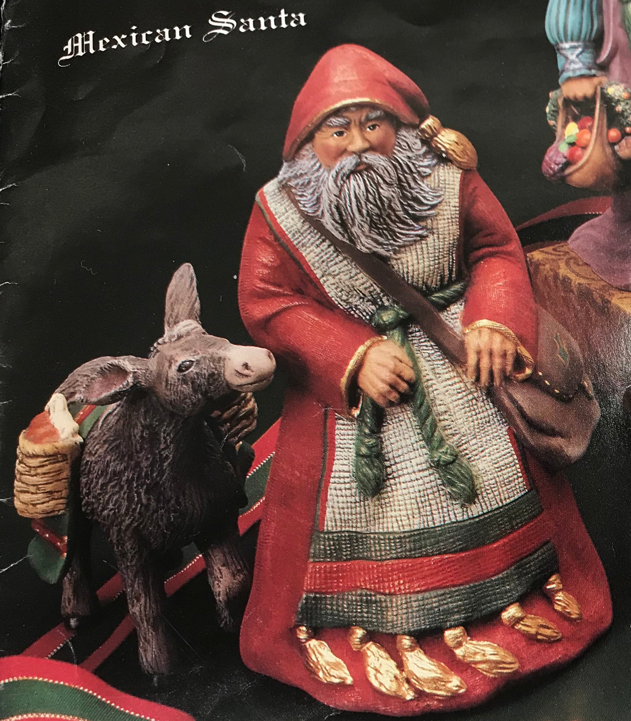 Mexican Santa & Donkey 10”T
