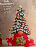 CM Lady Tannenbaum Gnome lites/sold sep.9.25”T