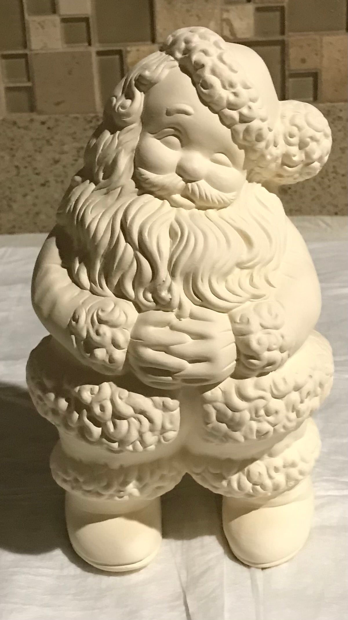 CM Retro Santa 8.5”t 5.5”w